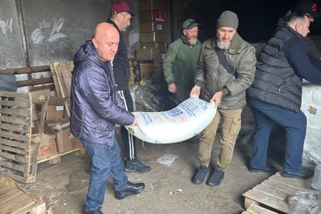 Депутаты Народного Совета от КПРФ Н.О. Сытов, Ю. Я. Якубов и С.А. Акубеков проводят работу в ДНР