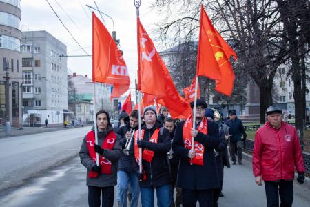 Удмуртия. День Великой октябрьской социалистической революции