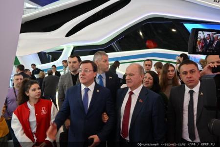 Г.А. Зюганов выступил в Москве на выставке-форуме «Россия» (ВДНХ) в День Ульяновской области
