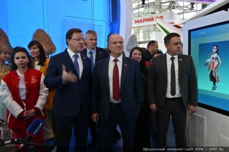 Г.А. Зюганов выступил в Москве на выставке-форуме «Россия» (ВДНХ) в День Ульяновской области