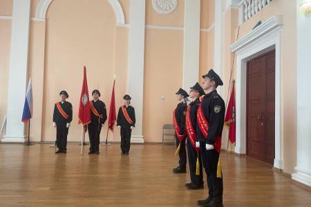 Орловская область. Конкурс знамённых групп и барабанщиков