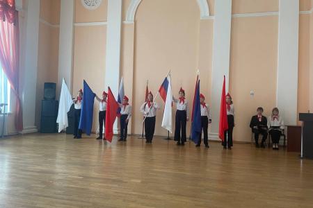 Орловская область. Конкурс знамённых групп и барабанщиков