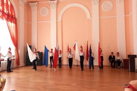 Орловская область. Конкурс знамённых групп и барабанщиков