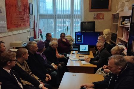 Санкт-Петербург. Сергей Пантелеев встретился с коммунистами Кировского района