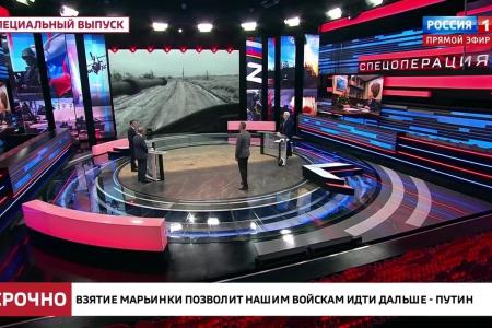 Юрий Афонин в эфире «России-1»: Красное Знамя Победы, поднятое над освобожденной Марьинкой, сохранили коммунисты