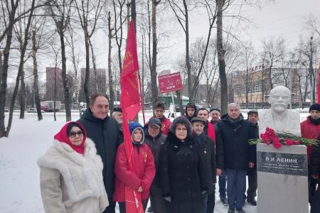 Московская область. Депутат Государственной Думы Николай Васильев принял участие в открытии памятника В.И. Ленину