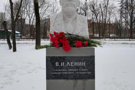 Московская область. Депутат Государственной Думы Николай Васильев принял участие в открытии памятника В.И. Ленину