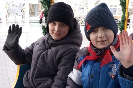 Белгородские ребята получили новогодние подарки от Сергея Гаврилова