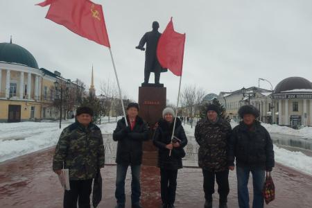 Тамбовские коммунисты почтили память И.В. Сталина