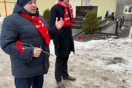 В Марий Эл коммунисты почтили память И.В. Сталина