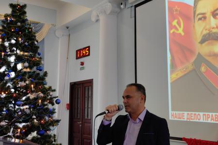 В Севастополе состоялось праздничное мероприятие, посвященное 144-й годовщине со Дня рождения И. В. Сталина