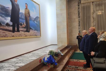 Казбек Тайсаев и Игорь Макаров посетили посольство КНДР