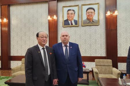 Казбек Тайсаев и Игорь Макаров посетили посольство КНДР