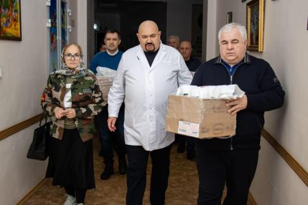 Делегация КПРФ во главе с К.К. Тайсаевым работает на Донбассе