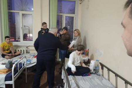 Делегация КПРФ во главе с К.К. Тайсаевым работает на Донбассе