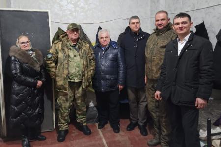 Делегация КПРФ во главе с К.К. Тайсаевым работает в Луганской Народной Республике