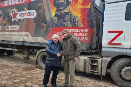 Делегация КПРФ во главе с К.К. Тайсаевым работает в Луганской Народной Республике