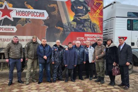 Делегация КПРФ во главе с К.К. Тайсаевым работает в Луганской Народной Республике