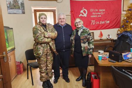 Делегация КПРФ во главе с К.К. Тайсаевым работает в Луганской Народной Республике