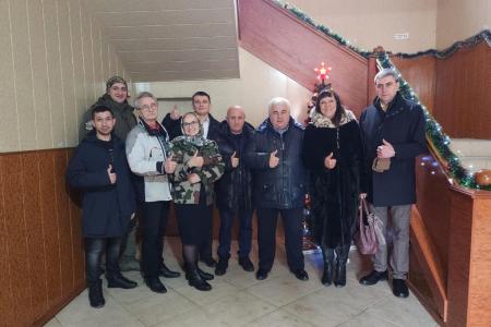 Делегация КПРФ во главе с К.К. Тайсаевым работает в Луганской Народной Республике