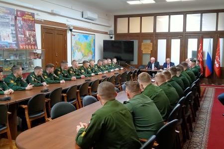 Депутат В.И. Соболев встретился с курсантами Военной академии ракетных войск