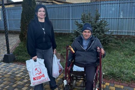 Херсонская область. КПРФ продолжает помогать людям, пострадавшим в результате подрыва Каховской ГЭС