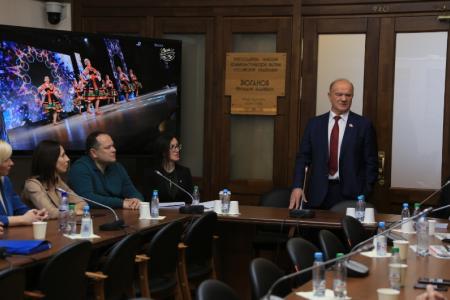 Председатель ЦК КПРФ Г.А. Зюганов провел встречу с региональными кураторами ВКДЮТ «Земля талантов»