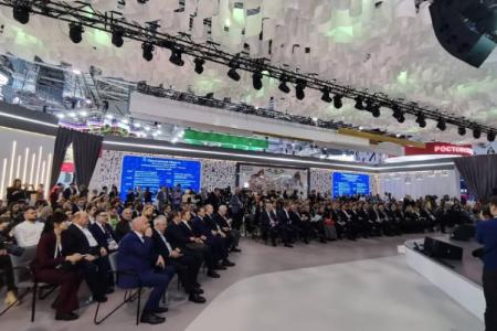 Ольга Алимова побывала на международной выставке «Россия», которая проходит на территории ВДНХ в Москве