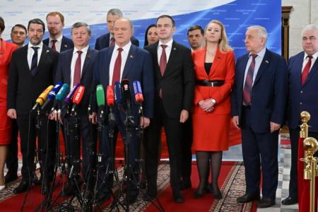"Компартия продолжит служить Человеку труда". Г.А. Зюганов выступил перед журналистами в Госдуме