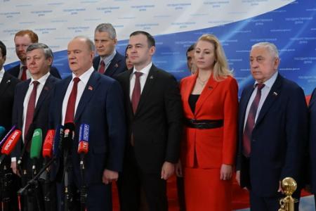"Компартия продолжит служить Человеку труда". Г.А. Зюганов выступил перед журналистами в Госдуме