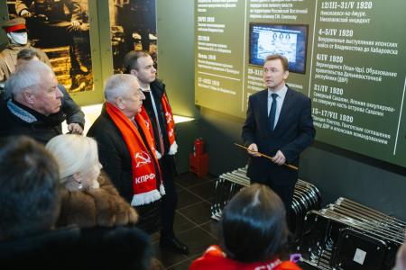 Николай Харитонов побывал в мемориальном комплексе «Волочаевское сражение»
