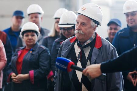 Кандидат в Президенты Российской Федерации Н.М. Харитонов побывал на оренбургском предприятии "Технопром"