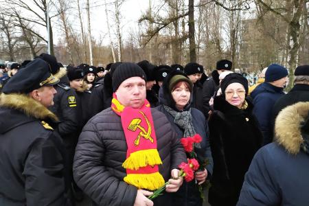 Санкт-Петербург. Районные отделения КПРФ провели мероприятия, приуроченные ко Дню полного освобождения Ленинграда от блокады