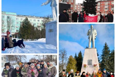 Тульские коммунисты почтили память В.И. Ленина