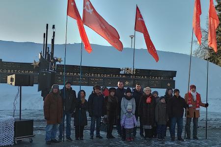 Новгородские коммунисты отметили восьмидесятую годовщину освобождения Великого Новгорода от немецко-фашистских захватчиков