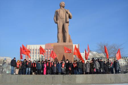 «Ленин жил! Ленин жив! И Ленин будет жить!» – коммунисты Забайкалья в 100-летие Дня памяти Владимира Ильича