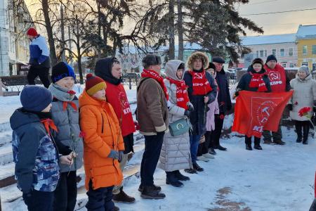 В  Рязани  почтили  память В.И. Ленина