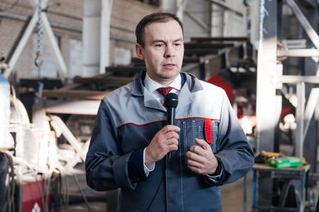 Кандидат в Президенты Российской Федерации Н.М. Харитонов побывал на оренбургском предприятии "Технопром"