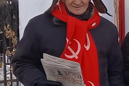 В Калуге прошла акция «Красные в городе»