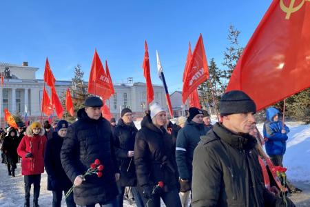 Орловская область. Андрей Клычков почтил память В.И.Ленина