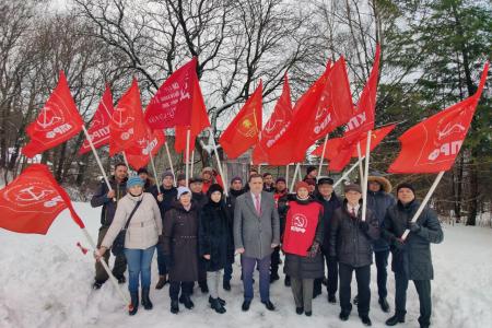 Калининградские коммунисты почтили память Вождя мирового пролетариата и основателя коммунистической партии