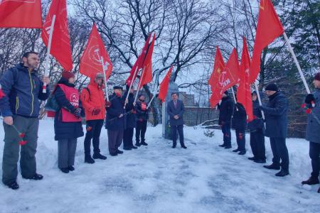 Калининградские коммунисты почтили память Вождя мирового пролетариата и основателя коммунистической партии