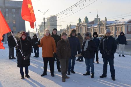 В Новосибирске почтили память Владимира Ильича Ленина