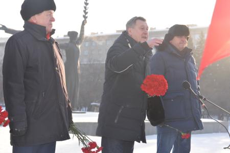 В Новосибирске почтили память Владимира Ильича Ленина
