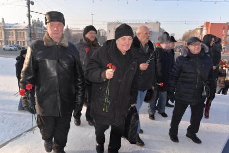 В Новосибирске почтили память Владимира Ильича Ленина