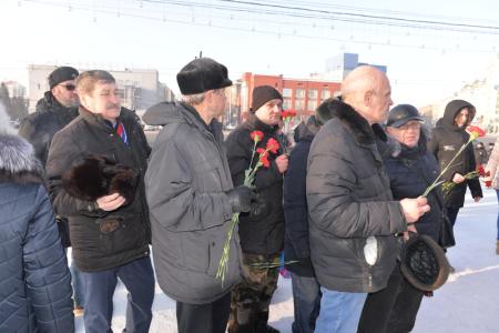В Новосибирске почтили память Владимира Ильича Ленина