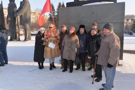 В Новосибирске почтили память Владимира Ильича Ленина