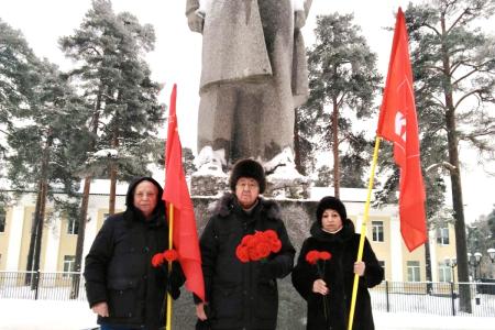 Коммунисты Ленинградской области   серией мероприятий почтили память основателя Коммунистической партии и Советского государства