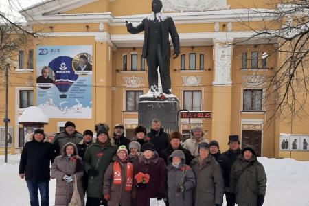 Коммунисты Ленинградской области   серией мероприятий почтили память основателя Коммунистической партии и Советского государства