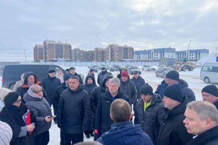 Состоялся визит губернатора Ульяновской области Алексея Русских и сенатора РФ Айрата Гибатдинова в Новоспасский район